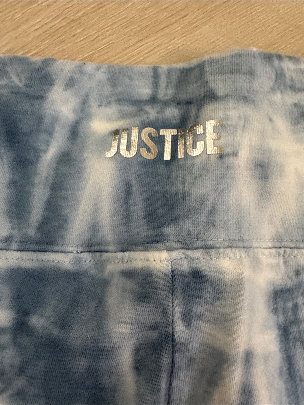 Justice Tie-Dye Leggings in Pink and Blue - Girls - Picture 2 of 5